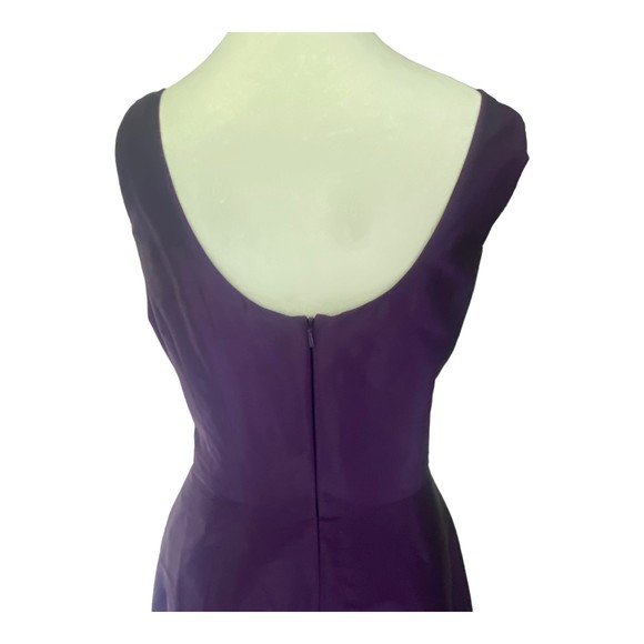 Alfred Sung Dress D624 Size 14 Majestic Purple Pocket Prom Cocktail Party Dress - Picture 8 of 13